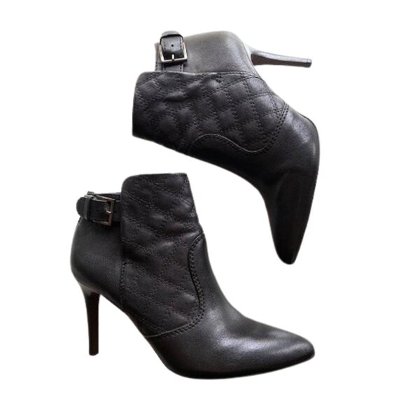 Tory Burch Black Orchard Quilted Bootie | 3.5” Heel | Size 8.5 - Picture 5 of 14